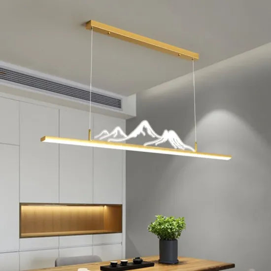 Mountain Shape LED Picture Lights Kitchen Pendant Light