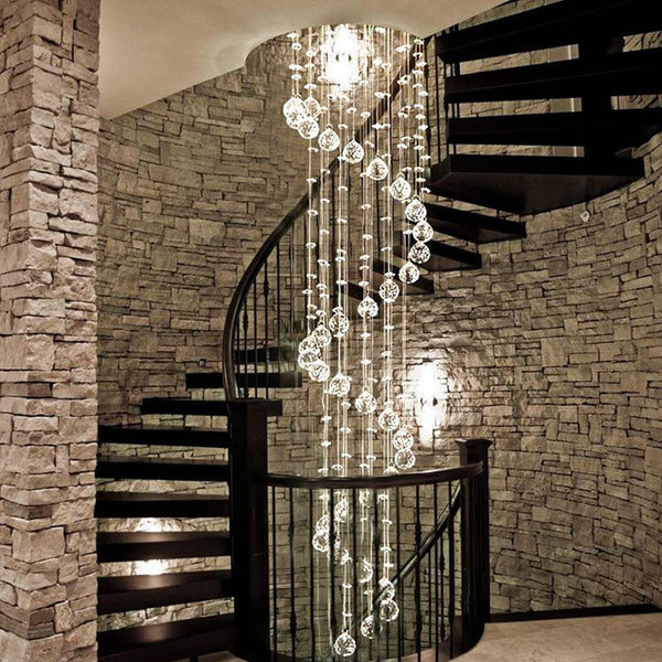 Spiral Raindrop Chandelier - Raindrop Crystal Chandelier