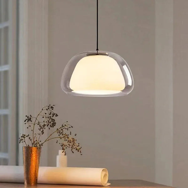 Modern LED Living Room Glass Pendant Light