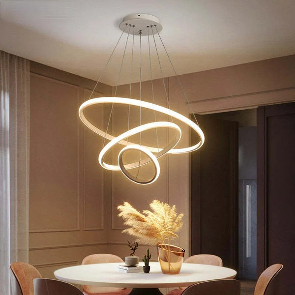 Modern Cool Ring Art Deco Pendant Light