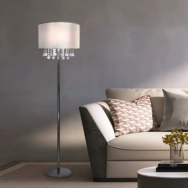 Modern Crystal LED Floor Lamp